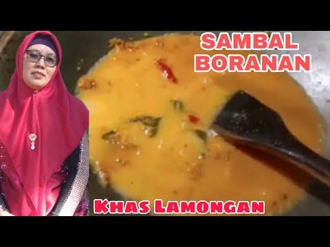 Sambal Boranan Khas Lamongan