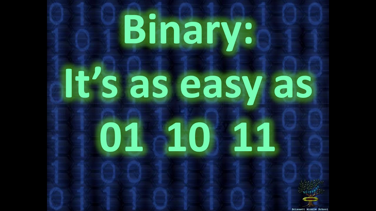 Binary Numbers Lesson 1 - YouTube