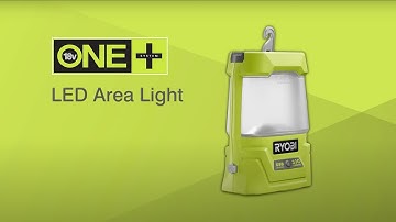 Ryobi ONE+ Area Light Introduction