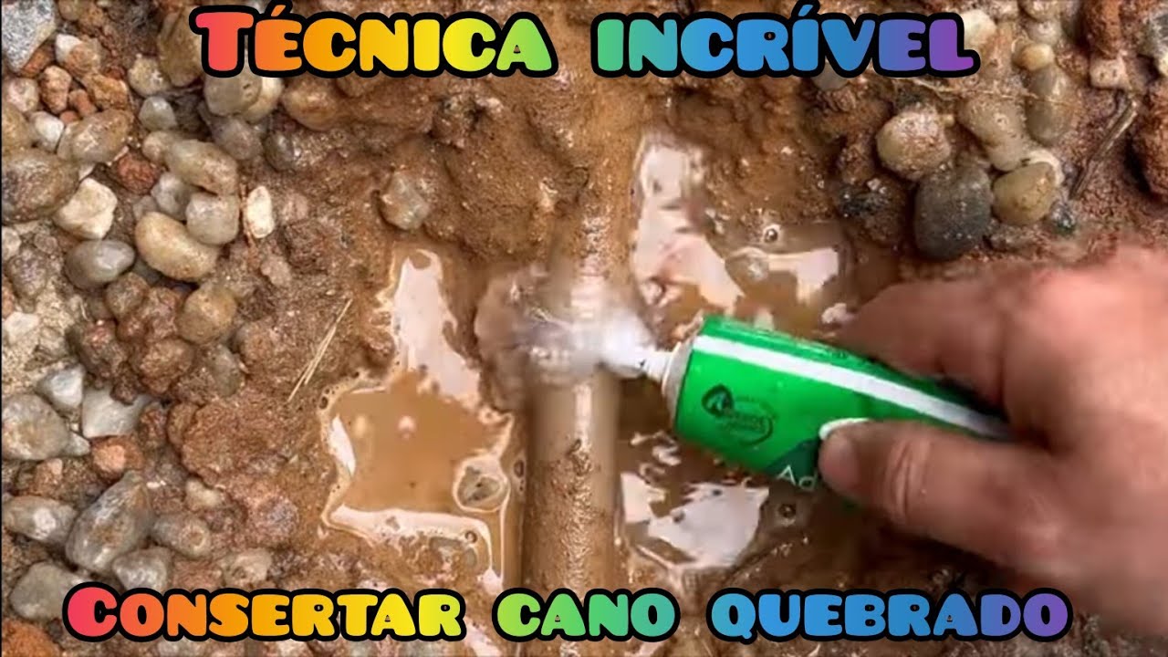 Como consertar Vazamento usando essa TÉCNICA