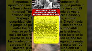 No le creyeron, así que robó otro avión y lo estacionó de nuevo en plena calle de Manhattan.