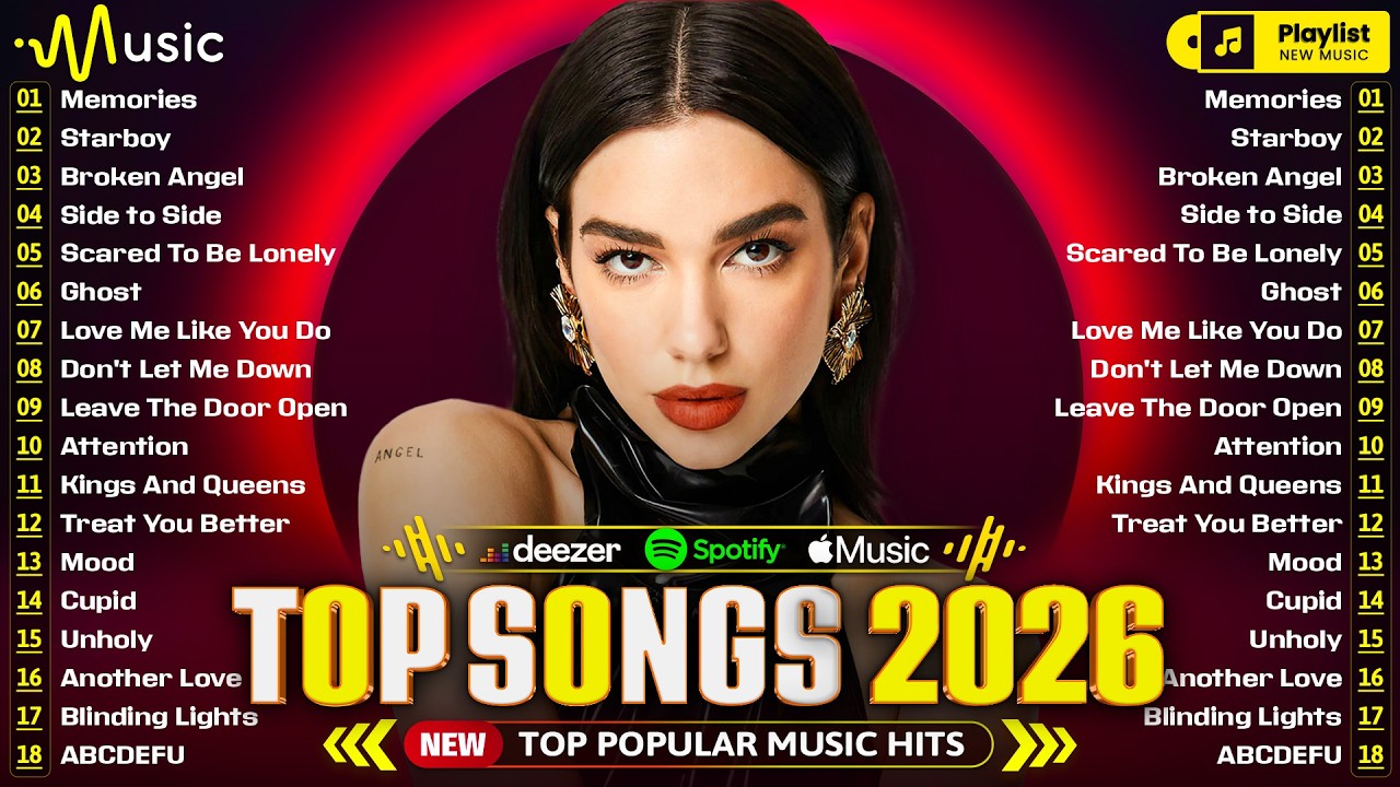 Dua Lipa, Rihanna, Bruno Mars, Justin Bieber, Charlie Puth, Maroon 5🍋 Billboard Top 50 This Week