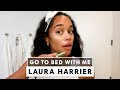 Laura Harrier's 7-Step Nighttime Skincare Routine | Go To Bed With Me | Harper's BAZAAR