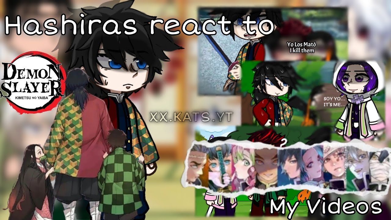Hashiras react to My Videos...✨||🇪🇦🇺🇸🇧🇷||Hashiras||KNY||Short||P.1/?||Kamado Siblings||