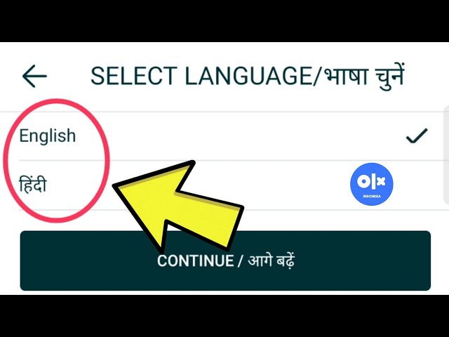 How to Change OLX Language 