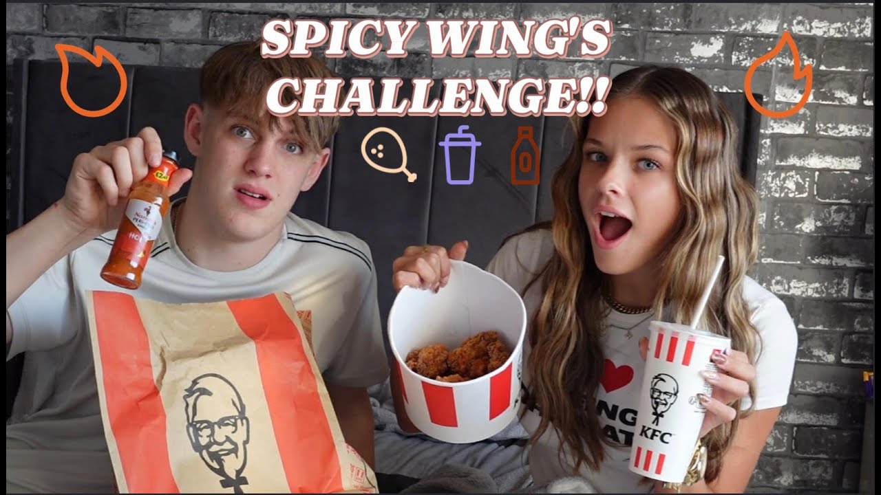 TALLULAH METCALFE + OWEN EAT THE SPICIEST HOT WINGS WHILST ANSWERING JUICY QUESTIONS!!!