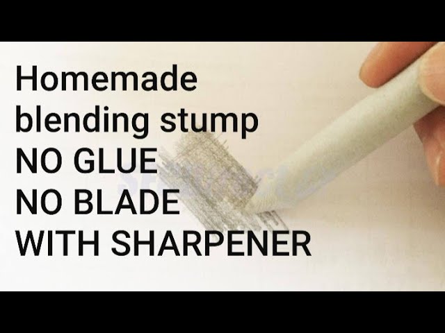 How to make your own paper Blending Stump at home