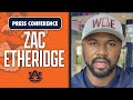 Zac Etheridge Auburn football secondary coach shares his thoughts on Tigers' first day of spring