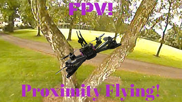 Crashed my Quad! Tree Proximity Flying Day! FPV QAV 210 DVR Footage.