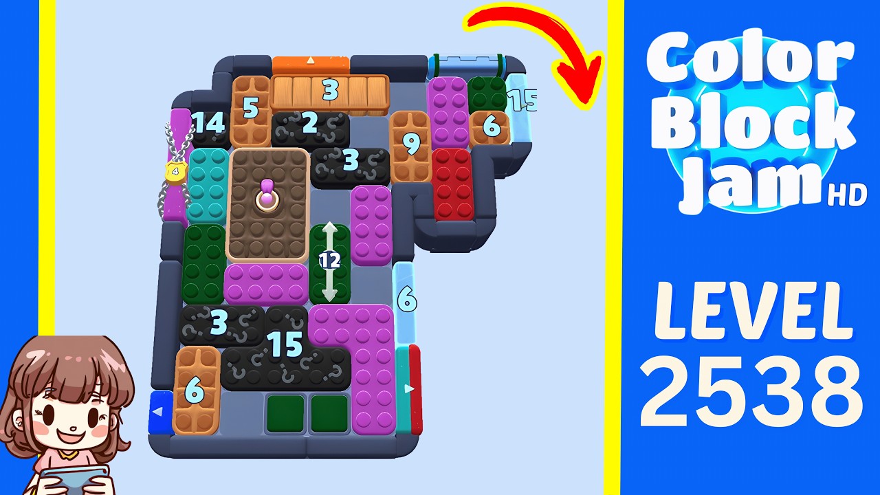 Color Block Jam Level 1627 (2538) Solution Walkthrough - YouTube
