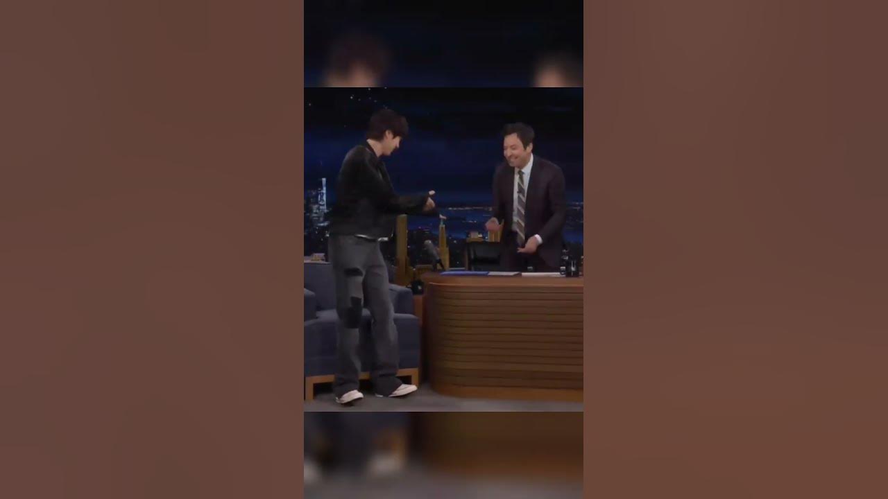 Running wild #jin @fallontonight #jimmyfallon #jinbts #bts #btsarmy #army