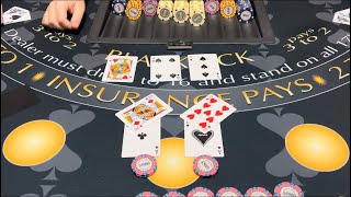 Blackjack | $500,000 Buy In | SUPER HIGH ROLLER PLAYS MARTINGALE STRATEGY! WILL IT WORK!?!?