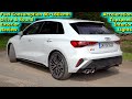 2024 audi s3 sportback tfsi quattro equipped with akrapovic exhaust 333 ps test drive