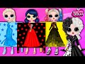 Ladybug, Elsa, Harley Quinn School Prom Dress Designed by Cruella de Vil - DIY Paper Dolls & Crafts