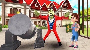 Scary Stranger 3D 5.16 New Update Francis Dancing Potion in Garbage Dump | Troll ông hàng xóm