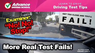 More REAL Driving Test Fails | Learn to drive: Driving Test Tips