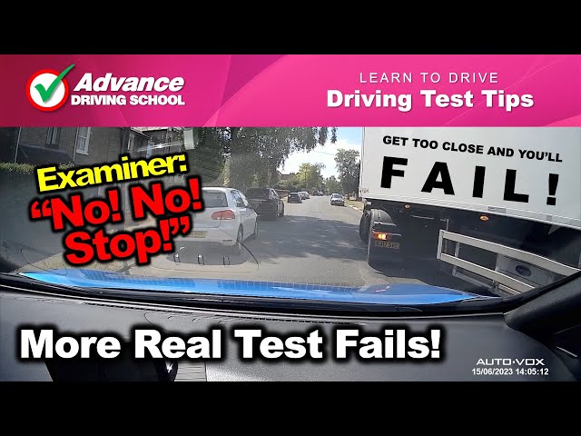 More REAL Driving Test Fails  |  Learn to drive: Driving Test Tips class=