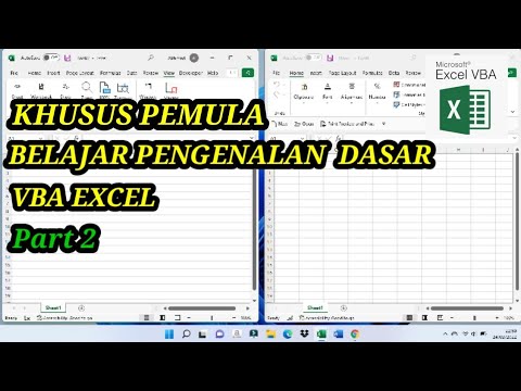 Belajar Pengenalan Dasar VBA Excel #2 - YouTube