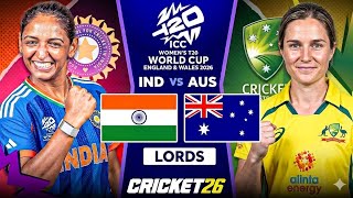 🚨 IND-W vs AUS-W 🔥 Biggest Competitive Rivalry! | Women's T20 World Cup 2026 | cricket 26 gameplay screenshot 2
