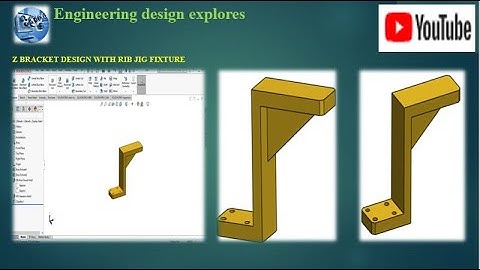 solid work Z bracket  | Industry level design | solidworks mechanical design | solidworks tutorial