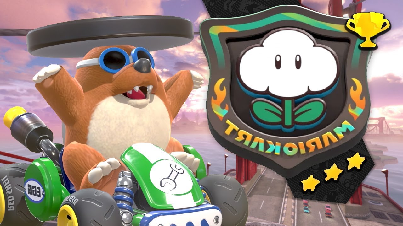 Mario Kart World - Knockout Tour: Cloud Rally (Mirror Mode / 3 Star Rank)