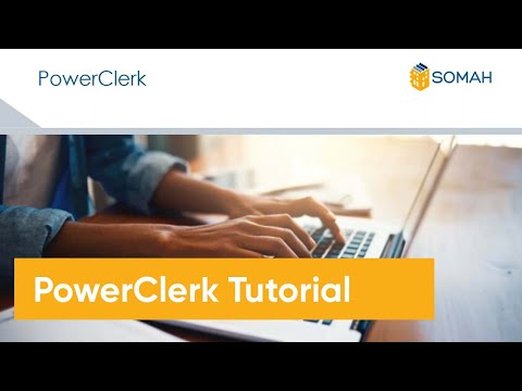 SOMAH PowerClerk Tutorial