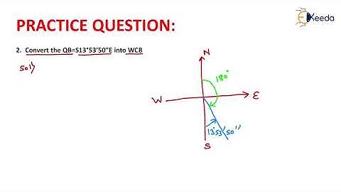 2nd Numerical of QB | Compass Surveying | Geomatics Engineering - GATE