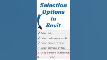Selection options in Revit #shorts #revit #architecture #tutorial