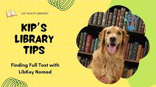 Kip's Library Tips LibKey Nomad