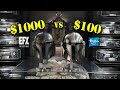 The Mandalorian Helmets:  $100 Black Series vs $1000 EFX Limited Edition