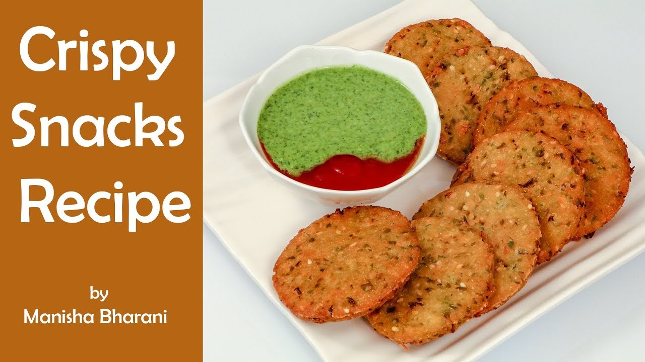 Tasty Crispy Breakfast Evening Lunch Box Snacks Green Peas Matar Puri