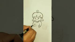 ريم سهل | رسم بنت تذاكر بالخطوات | تعليم الرسم | easy drawing