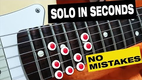 "Blues Box Shape" Checklist (Solo in Seconds - NO Mistakes)