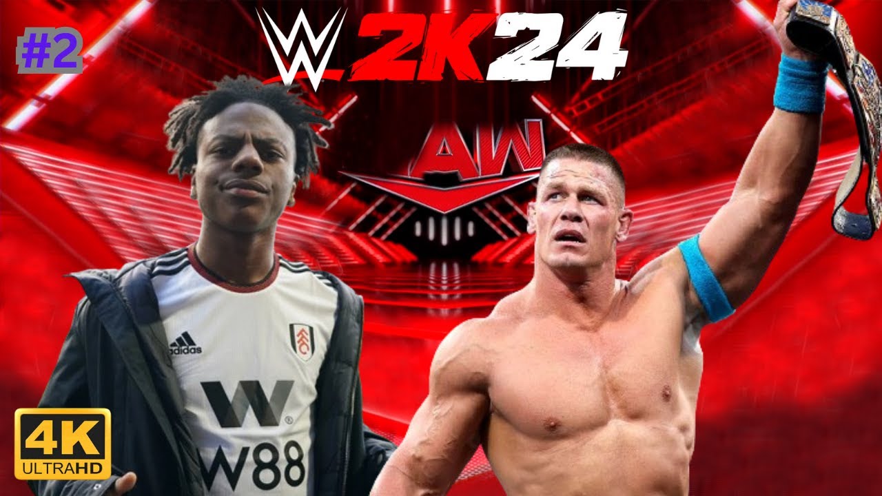 ishowspeed vs john cena wwe 2k24 | 4k gameplay #2 - YouTube