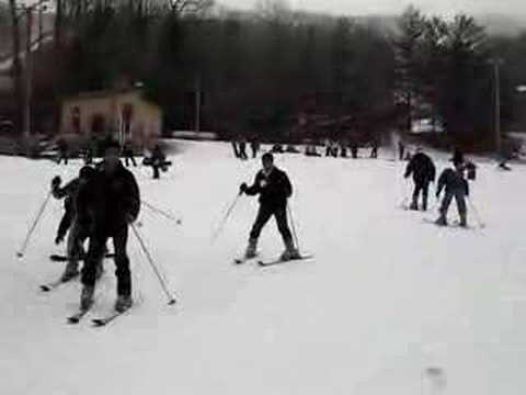 Sachin Skiing race