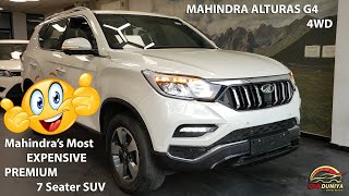 Mahindra ALTURAS G4 4wd 2021! Most Expensive Mahindra's 7Seater SUV ! Watch to Know for more Details