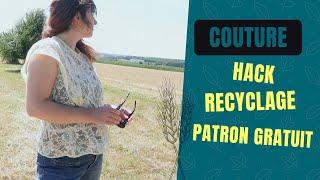 Vlog couture: du hack, du recyclage et un patron gratuit