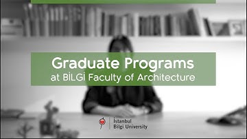Graduate Programs at BİLGİ Faculty of Architecture
