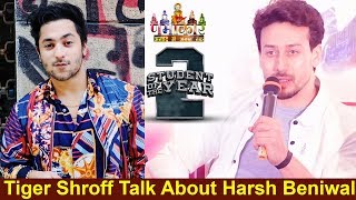 Tiger Shroff Talk About Harsh Beniwal 🔥🔥🔥Student of the Year 2 Film Promotion in Delhi || #NGW