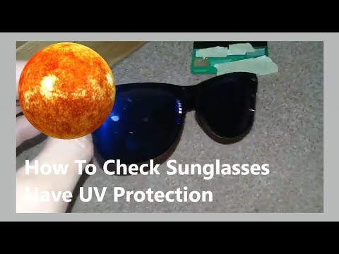 How To Check Sunglasses Shades Have UV Protection 