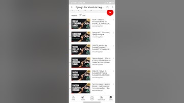 Django (python) Tutorial from basics.  watch it now