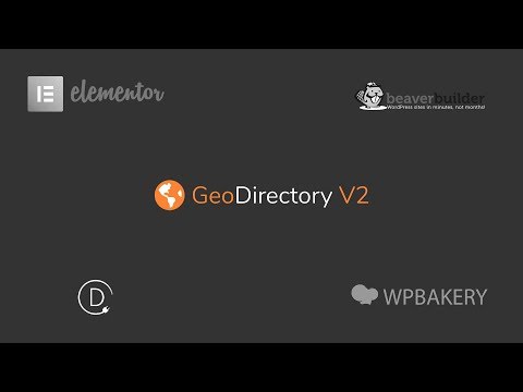 GeoDirectory v2 design customization with Gutenberg, Elementor, Beaver Builder, Divi and more