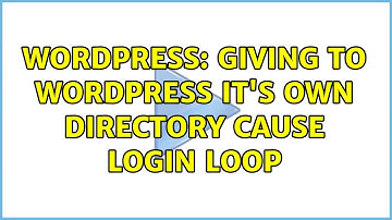 Wordpress: Giving to wordpress it