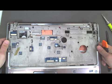HP DV7 ( DV7-1245dx ) Disassembly / CPU Replace