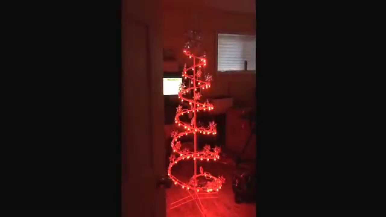 Ws2811 LED Spiral Trees - YouTube