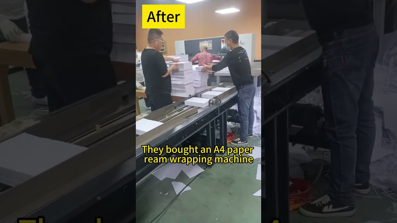 How an A4 paper factory grow up? Before-After-End 