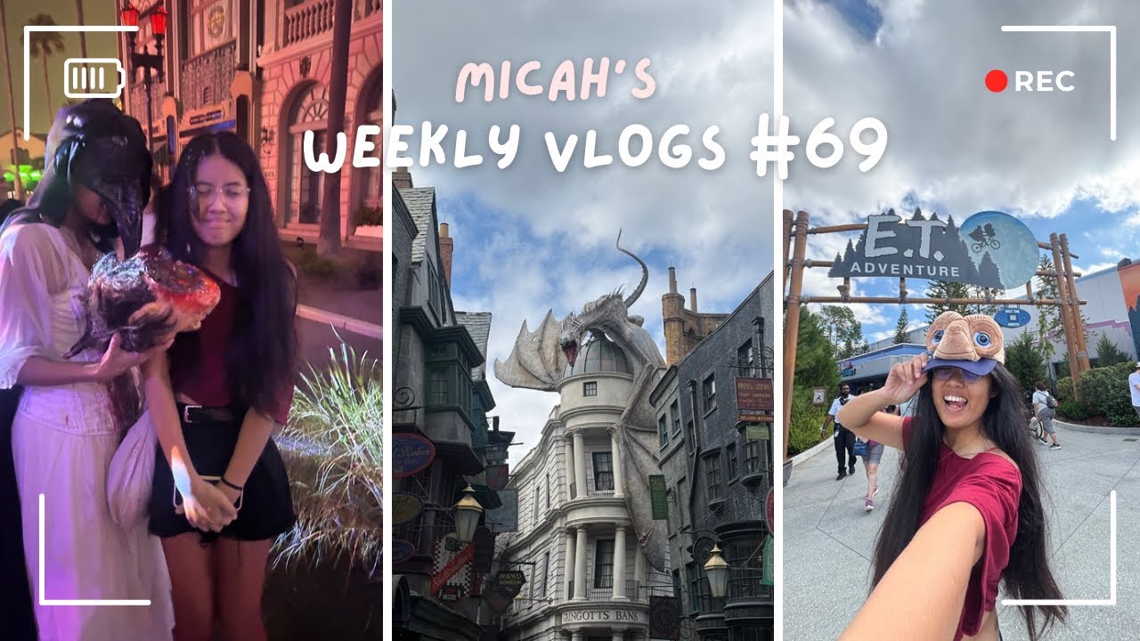 We’re here at Universal Studios ORLANDO! + a lil trip to HHN 2025 | Vlog #69