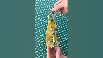 Let’s make an easy wristlet keychain! 🪡🍋 #sewing #sewingtutorial #sewingtips #sew #sewinghacks