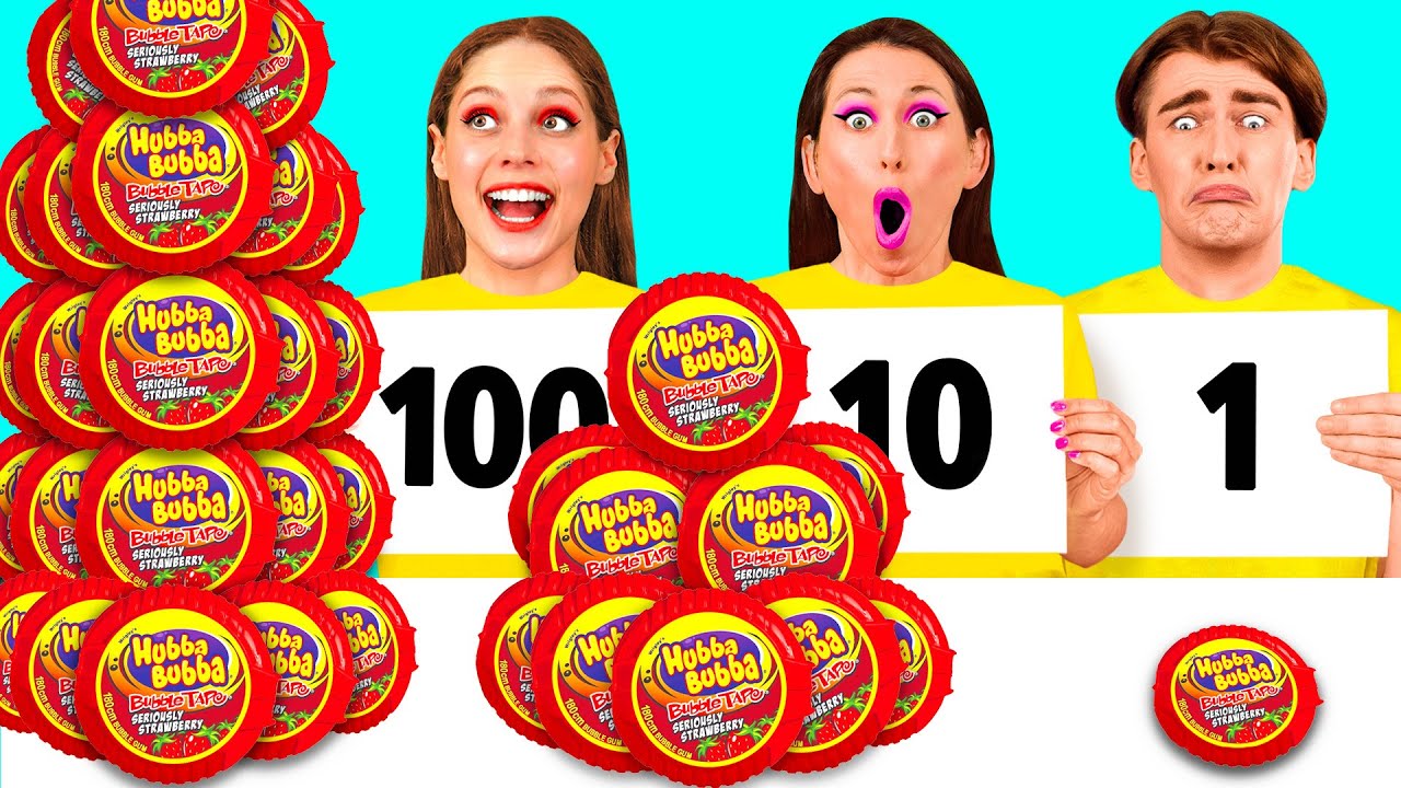Challenge Video 100 Layers of Food Challenge | Funny Challenges - YouTube