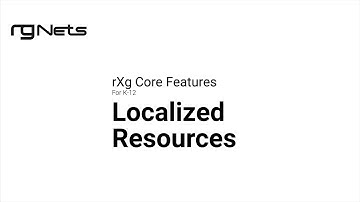 Localized Resources - rXg Core Features for K-12